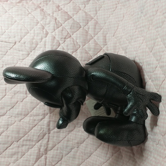 Disney x Coach Black Leather Mickey Mouse Doll - Picture 3 of 8